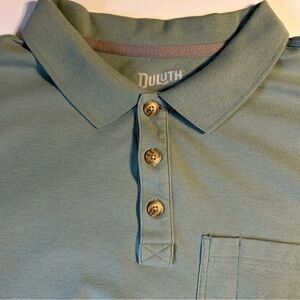 Duluth Trading Co Relaxed Fit Short Sleeve Polo Shirt Men's sz 2XL Tall Cotton